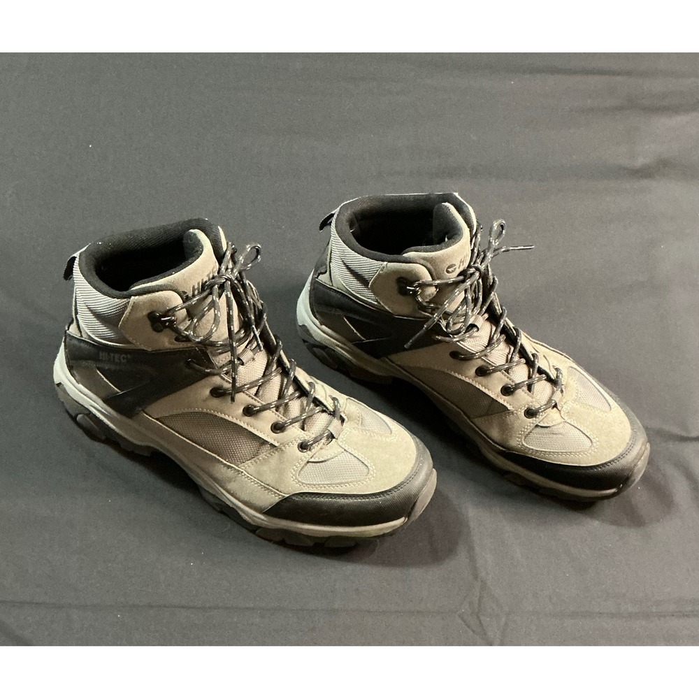 Hi-Tec Crest Mid NWP Mens Hiking Boots Grey Black CH80441M-V Size 11M